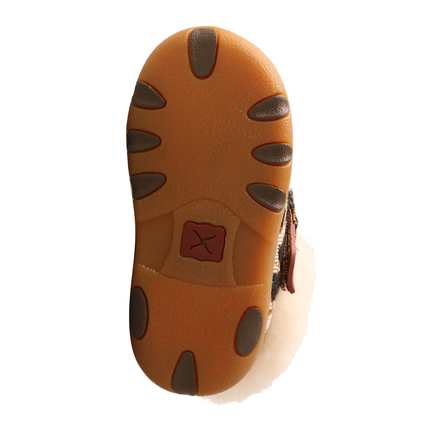 Twisted X Infant's Shearling-Lined Chukka Driving Moc - Tan/Cheetah ICA0025