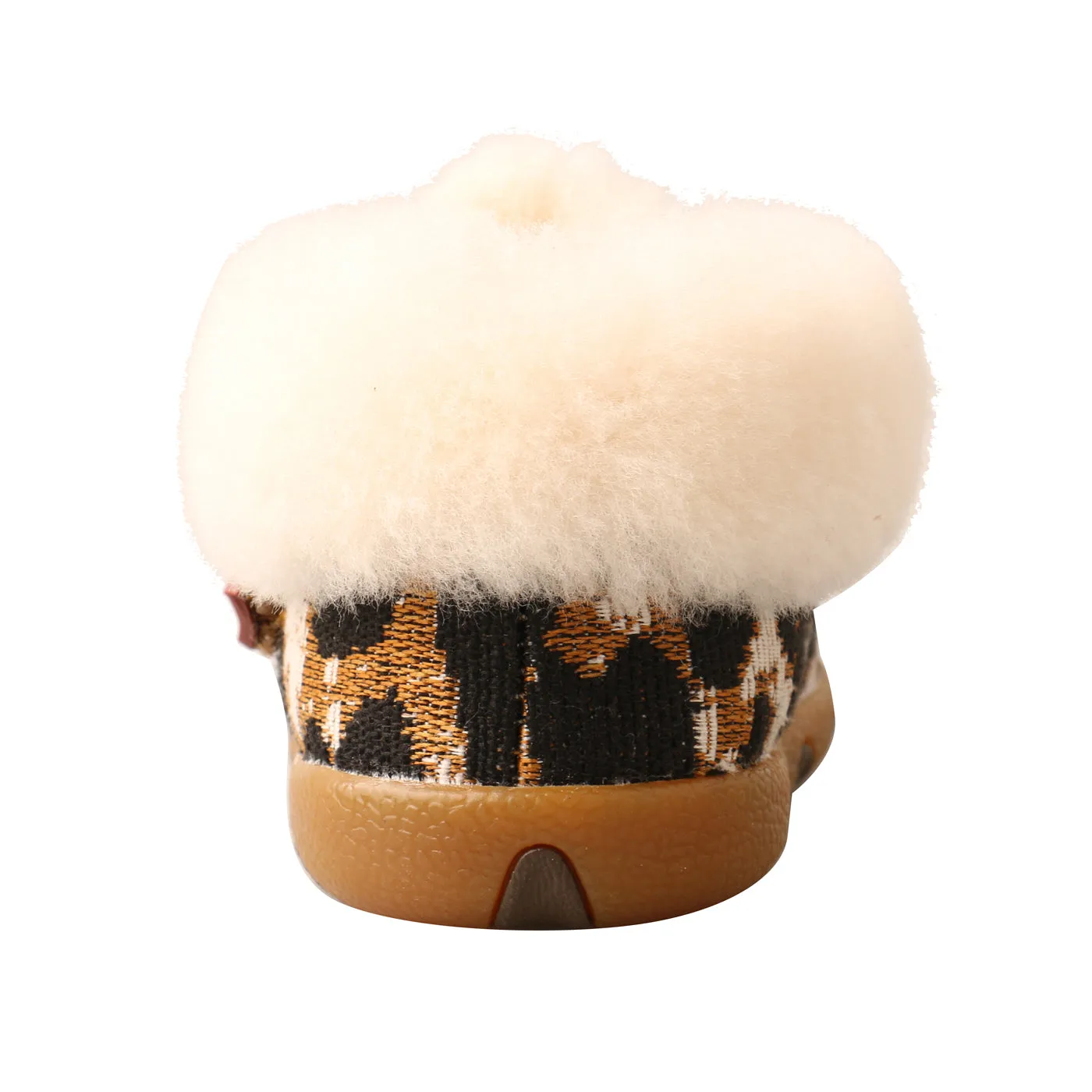 Twisted X Infant's Shearling-Lined Chukka Driving Moc - Tan/Cheetah ICA0025