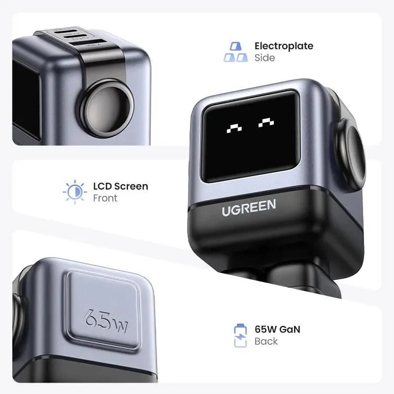 UGREEN 65W Mini Robot GAN Charger