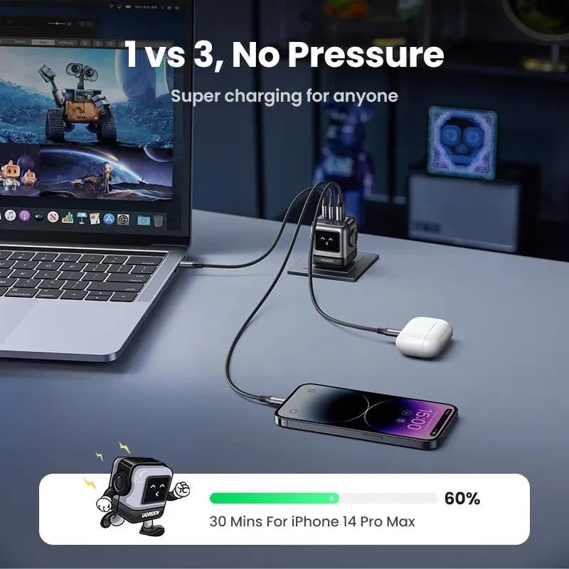 UGREEN 65W Mini Robot GAN Charger