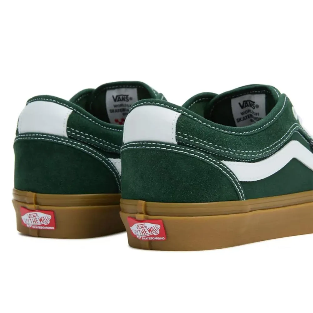 Vans Chukka Low Sidestripe - Dark Green/Gum