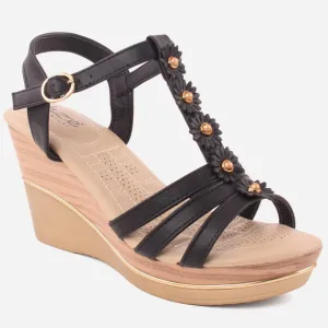 Women" LILY" Mullti Color Ankle Starp Wedge Sandal